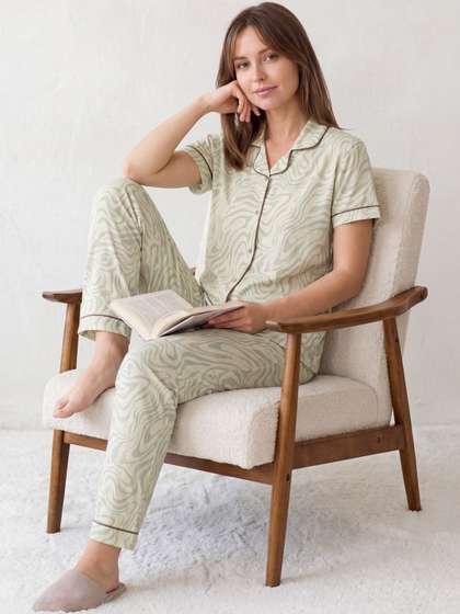 L&M Leisure and
                        Moods Women Printed Night suit