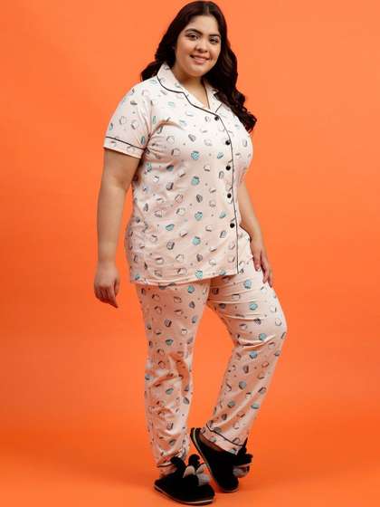 Toodle Plus Women
                      Printed Night suit