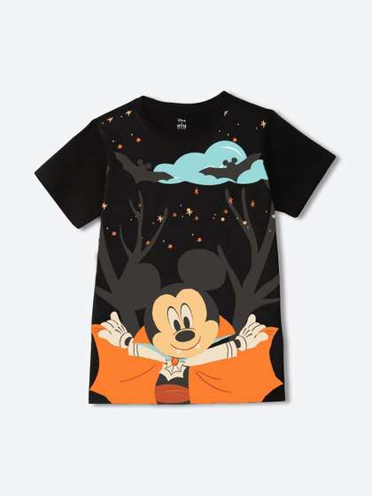 Wear Your Mind Boys
                      Mickey Mouse Printed T-shirt