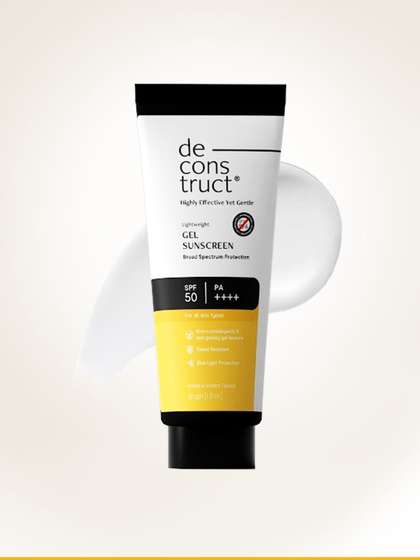deconstruct Gel
                        Sunscreen SPF 50 PA++++ -100%
                        Photostable-Lightweight In-Vivo Tested 50g