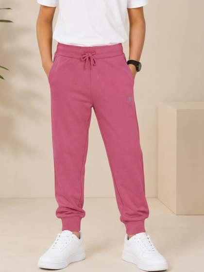 KiddoPanti Regular Fit
                    Brand Logo Training Joggers