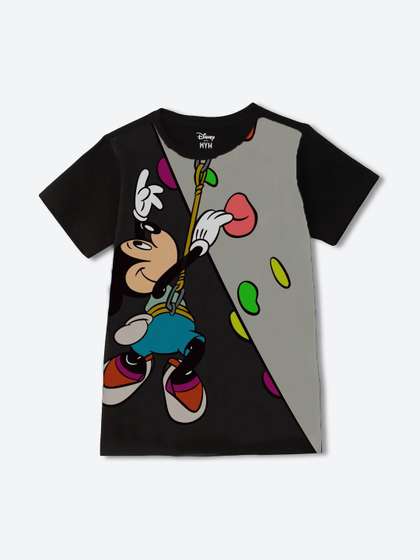 Wear Your Mind Boys
                    Mickey Mouse Printed T-shirt