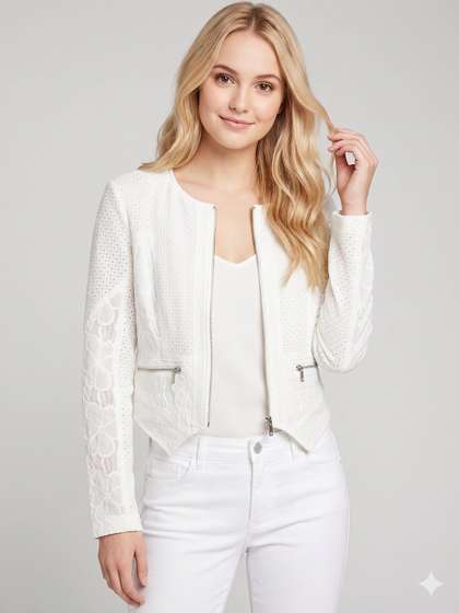 IX IMPRESSION
                          Women Tailored Jacket with Embroidered