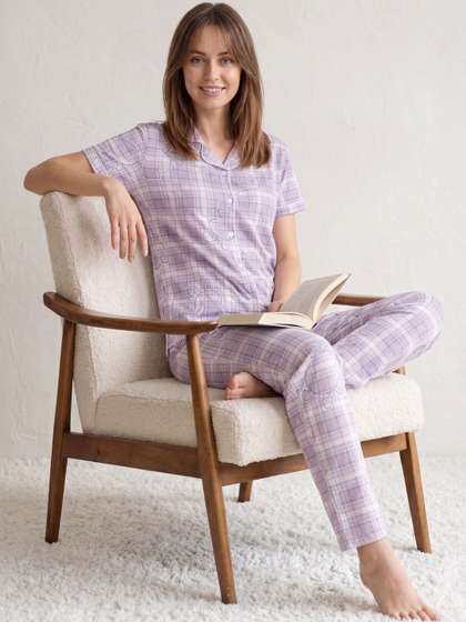 L&M Women
                          Printed Night suit