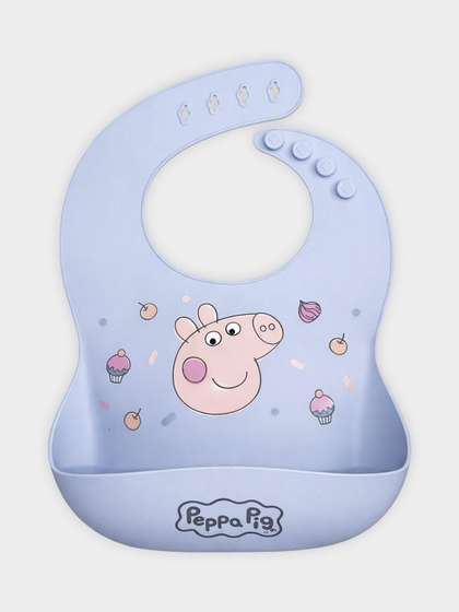MiArcus Peppa Pig
                      Printed Crumb Catcher Adjustable Reusable &
                      Comfortable Bib