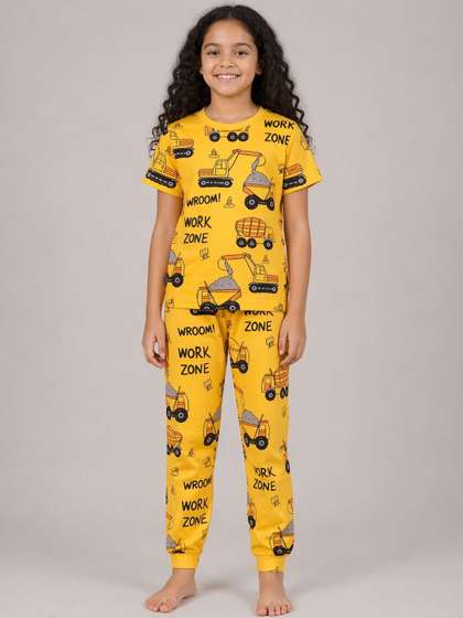 ANJALI IMPEX Girls
                          Printed T-shirt
