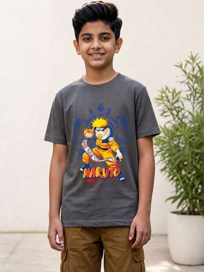 ST Trends Boys
                    Typography Printed T-shirt