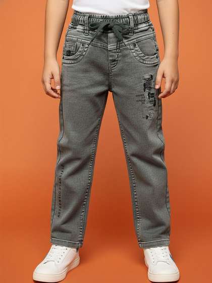 JFR Boys Regular Fit
                    Mid-Rise Light Fade Jeans