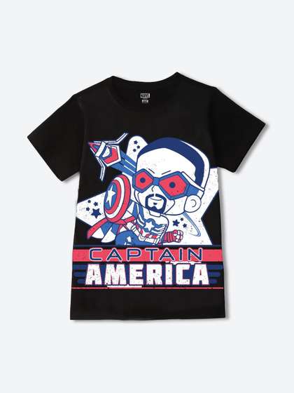 Wear Your Mind Boys
                      Avengers Printed T-shirt
