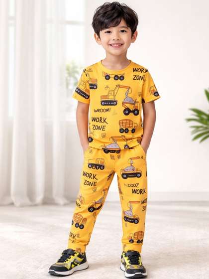 ANJALI IMPEX
                          Unisex Kids Printed T-shirt