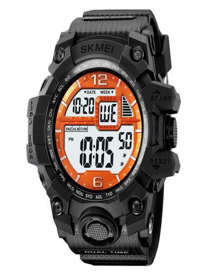 Skmei Men Dial &
                      Straps Digital Watch 2245OGBK