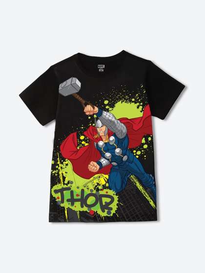Wear Your Mind Boys
                    Avengers Printed T-shirt