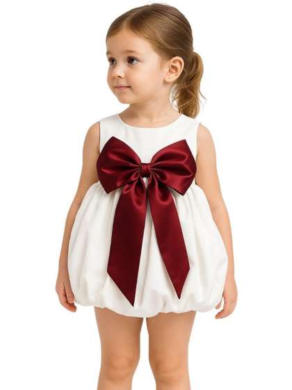 Foreverkidz Satin A-Line
                    Dress