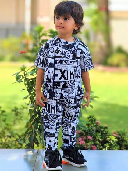 ANJALI IMPEX
                          Unisex Kids Printed T-shirt