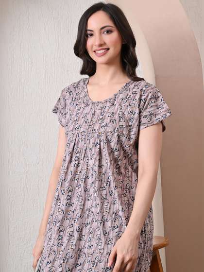 Dreamom Printed
                        Nightdress