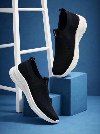 HRX by Hrithik
                          Roshan Men Textured Slip-On Sneakers