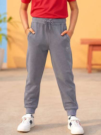 KiddoPanti Regular Fit
                    Brand Logo Joggers