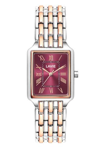 Lavie Women Dial
                        & Stainless Steel Bracelet Style Straps
                        Analogue Watch LV-726-PR