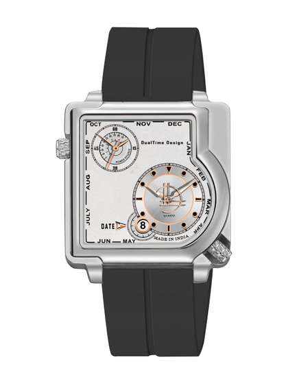 NEWMAN Men Dial &
                    Straps Analogue Multi Function Watch 34026_S_Silver