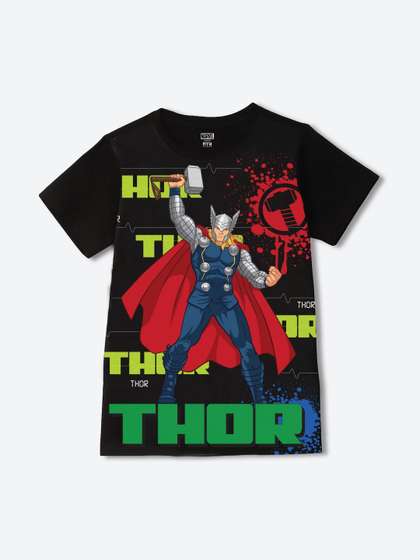Wear Your Mind Boys
                    Avengers Printed T-shirt