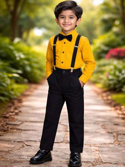 ANJALI IMPEX Unisex Kids
                    Shirt with Trousers