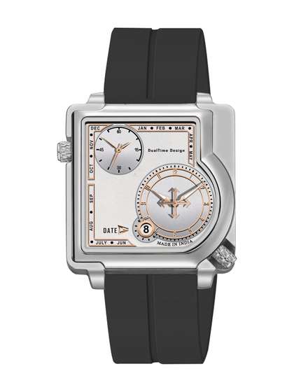 NEWMAN Men Dial &
                    Straps Analogue Multi Function Watch 36026_S_Silver