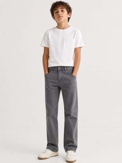 Gini and Jony Boys
                    Straight Fit Mid-Rise Light Fade Jeans