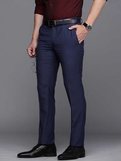 Raymond Men Slim Fit
                      Mid-Rise Formal Trousers