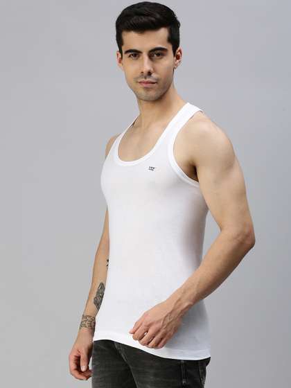 Lux Cozi Pack of 2
                          Pure Cotton Round Neck Half-Sleeve Innerwear
                          Vests