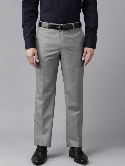 Park Avenue Men
                        Solid Smart Fit Low-Rise Formal Trousers
