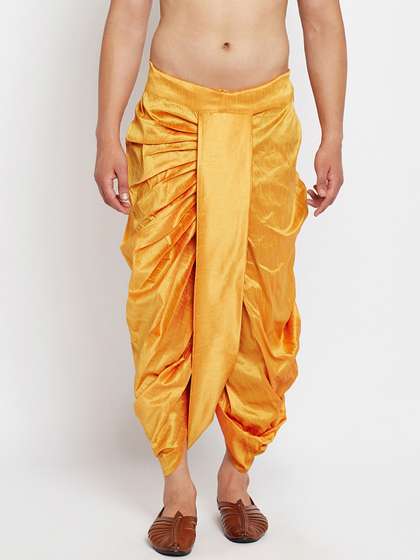 SOJANYA Mustard
                        Yellow Dhoti Pants