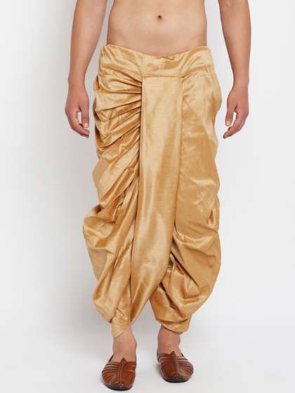 SOJANYA Gold-Toned
                        Dhoti Pants