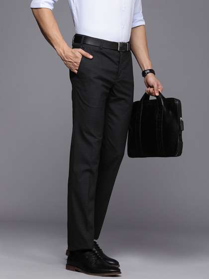 Raymond Men Checked
                      Slim Fit Formal Trousers