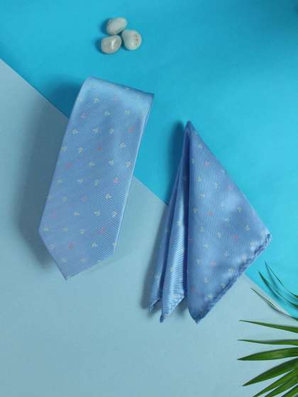Tossido Men Blue
                      Printed Accessory Gift Set