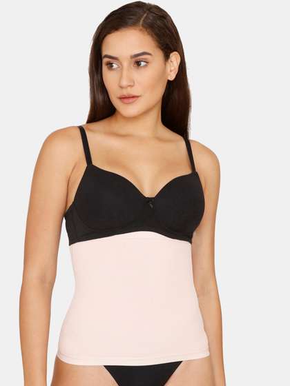Zivame Women Beige
                        Solid Shapewear