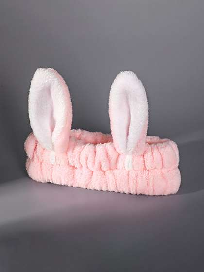 Melbees by Yellow Chimes
                    Girls Pink & White Fur Hairband
