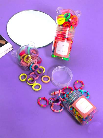 Melbees by Yellow Chimes
                    Girls 100 Pieces Rubber Band With Storage Box