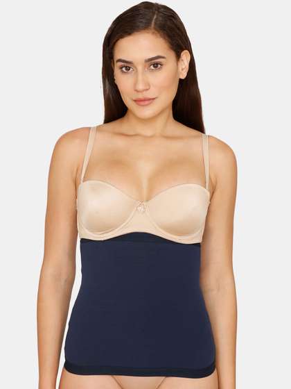 Zivame Women Navy
                        Blue Solid Tummy Shaper