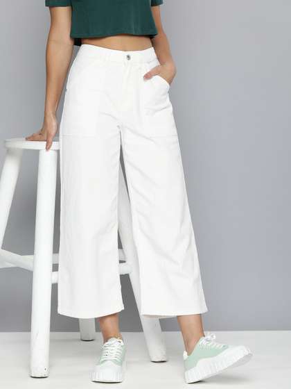 Women Wide Leg High-Rise Jeans