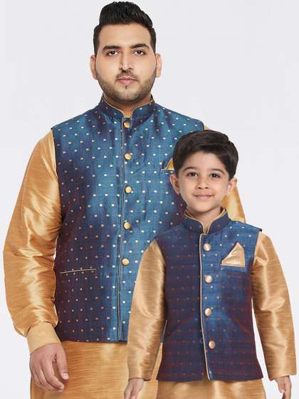 VASTRAMAY Men Woven Design Nehru Jacket