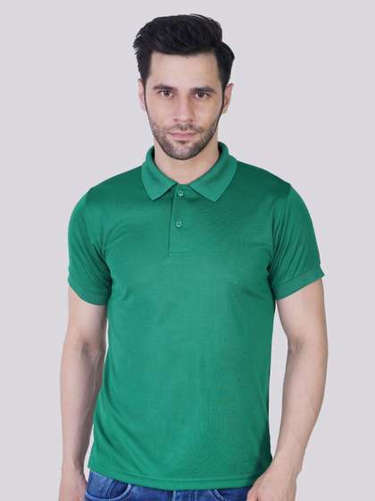 TEEMOODS Men Dri-FIT Polo Collar T-shirt