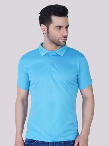 TEEMOODS Men Dri-FIT Polo Collar T-shirt