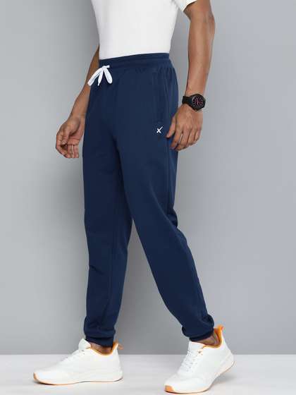 HRX by Hrithik Roshan HRX By Hrithik Roshan Men Navy Blue Solid Joggers