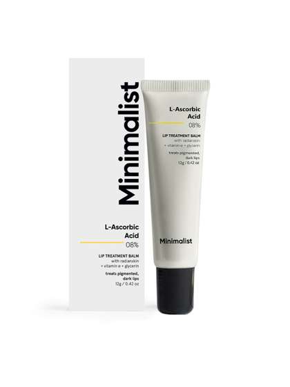 Minimalist 8%
                        L-Ascorbic Acid Lip Treatment Balm with Vitamin
                        E-12gm