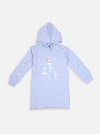 Nap Chief Girls Blue
                    Disney Frozen Elsa Printed Hooded Pure Cotton
                    Sweatshirt