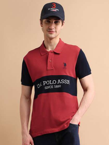 Price History of Polo Men Red Black Pure Cotton