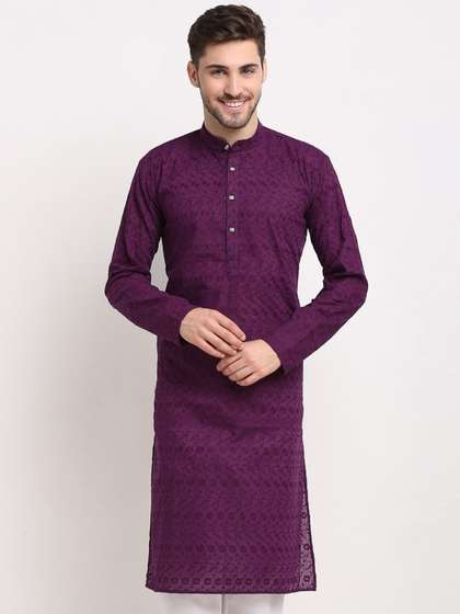 Jompers Men Pure Cotton Kurta