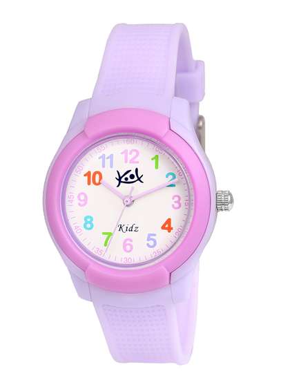 Kool Kidz Kids White
                    Analogue Water Resistant Watch KOOL KIDZ KK 401
                    PR-PURPLE