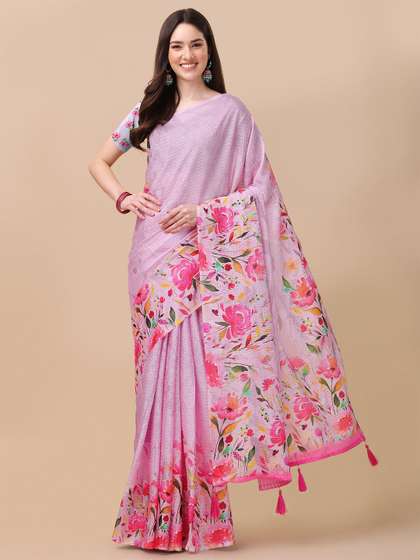 Floral Printed Saree