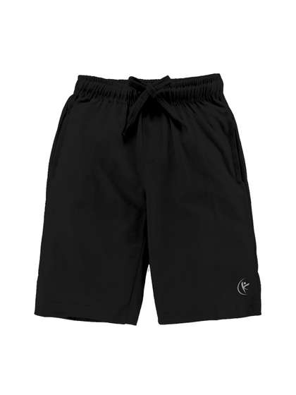 KiddoPanti Boys Black
                    Cotton Shorts